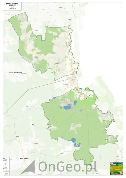 Mapa gminy Włodawa